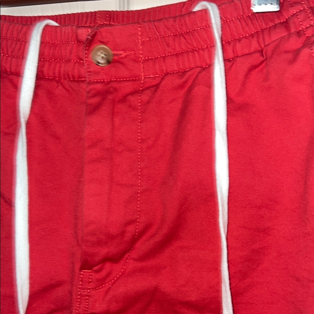 Polo by Ralph Lauren Red Flat Front Shorts - Picture 3 of 5